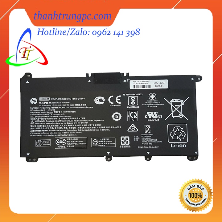 PIN LAPTOP HP Pavilion 240, 245, 250, 255 G7, 348 G5, 15-DA, 15-CS, 14S-DQ,14CF, 14CE, 15CD, 15DA, 15CS, 17CA