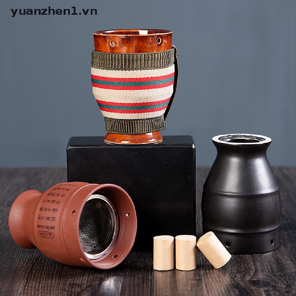 Cốc nén giữ ấm liệu pháp ngải cứu bằng gốm cao cấp