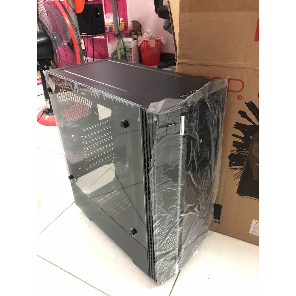 Case Vision VSP KA-180 Trong Suốt Chính Hãng Case CPU