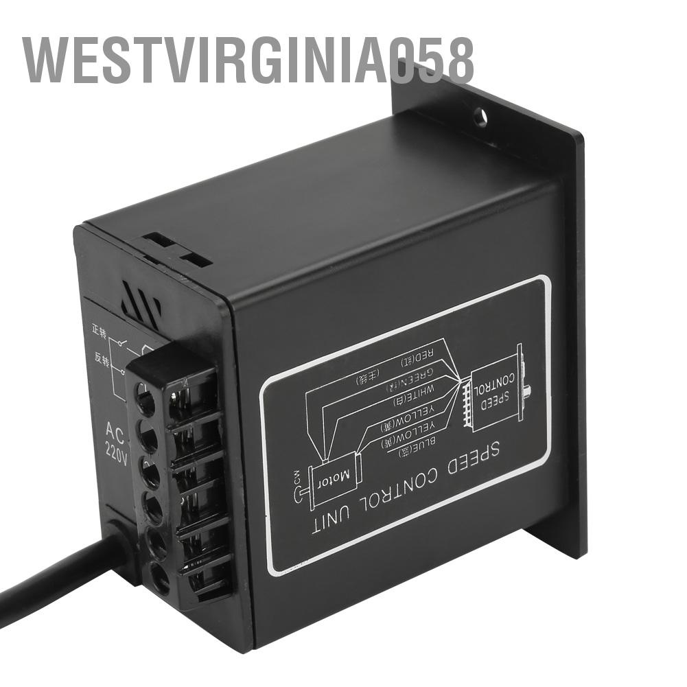 Westvirginia058 AC 220V 6-200W Digital Speed Controller Motor Control Unit 0-100%