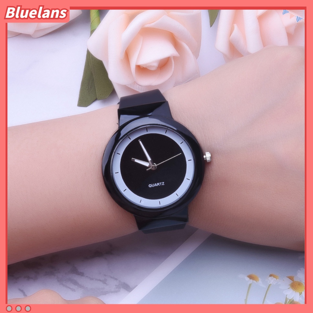 Đồng Hồ Analog Máy Quartz Mặt Tròn Bằng Hợp Kim 48h Cho Bạn Gái