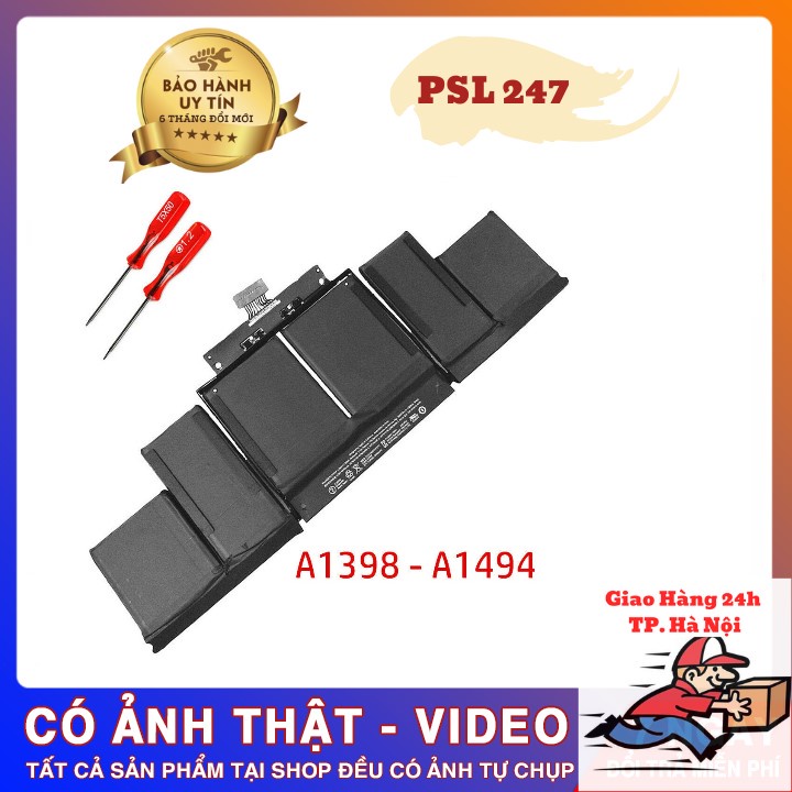 PIN ZIN Macbook Pro 15" A1398 A1417 A1494 ME293 ME294 ME664 ME665 MC975 MC976 Retina 2012 Retina 2013 Late 2013 Mid 2014