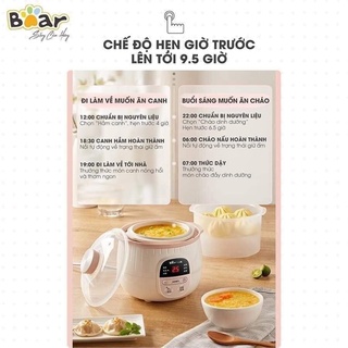 Nồi Nấu Chậm Bear 0.8L SUBE001