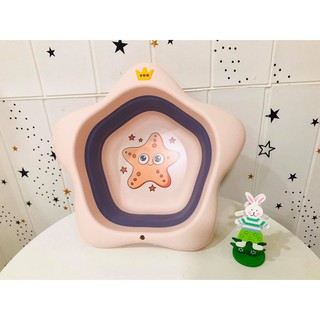 chậu rửa mặt gấp gọn hình sao