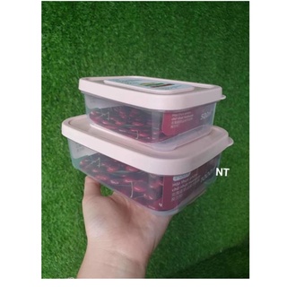 Combo 2 hộp thực phẩm chữ nhật inochi hokkaido 1000m và 500ml giá cực sốc - giao màu ngẫu nhiên