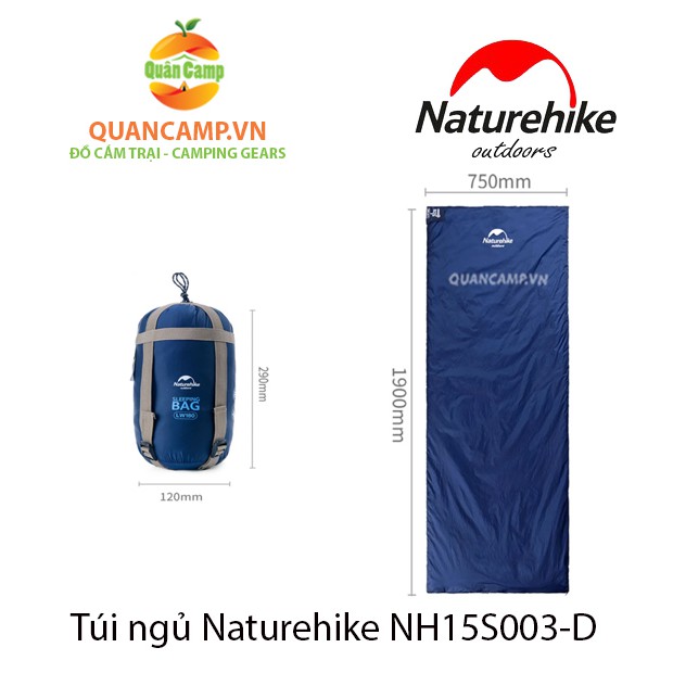 Túi ngủ Naturehike NH15S003-D LW180