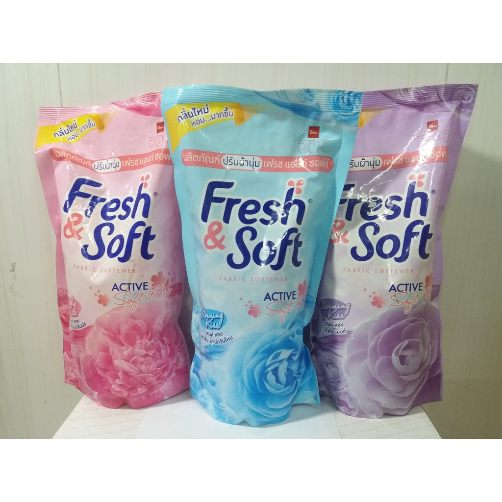 COMBO 2 Túi Nước Xả Vải Fresh Soft 600ml - Thương Hiệu Thái lan