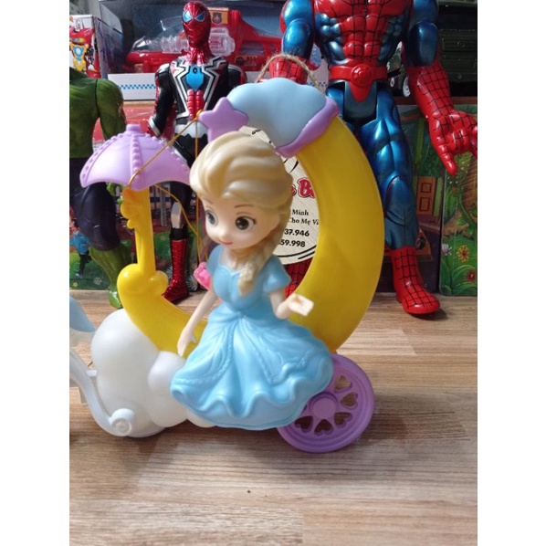 Đèn trung thu elsa xanh/ anna tím  - đồ chơi cho bé - hot trend 2022