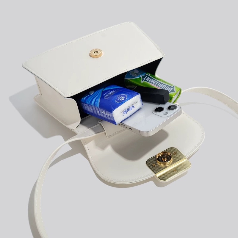 Túi xách nữ phong cách hàn quốc đeo cheo cầm tay khoá vuông màu Zuliashop8386