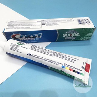 Kem Đánh Răng Crest Complete Extra Whitening Plus Scope 232g Của Mỹ