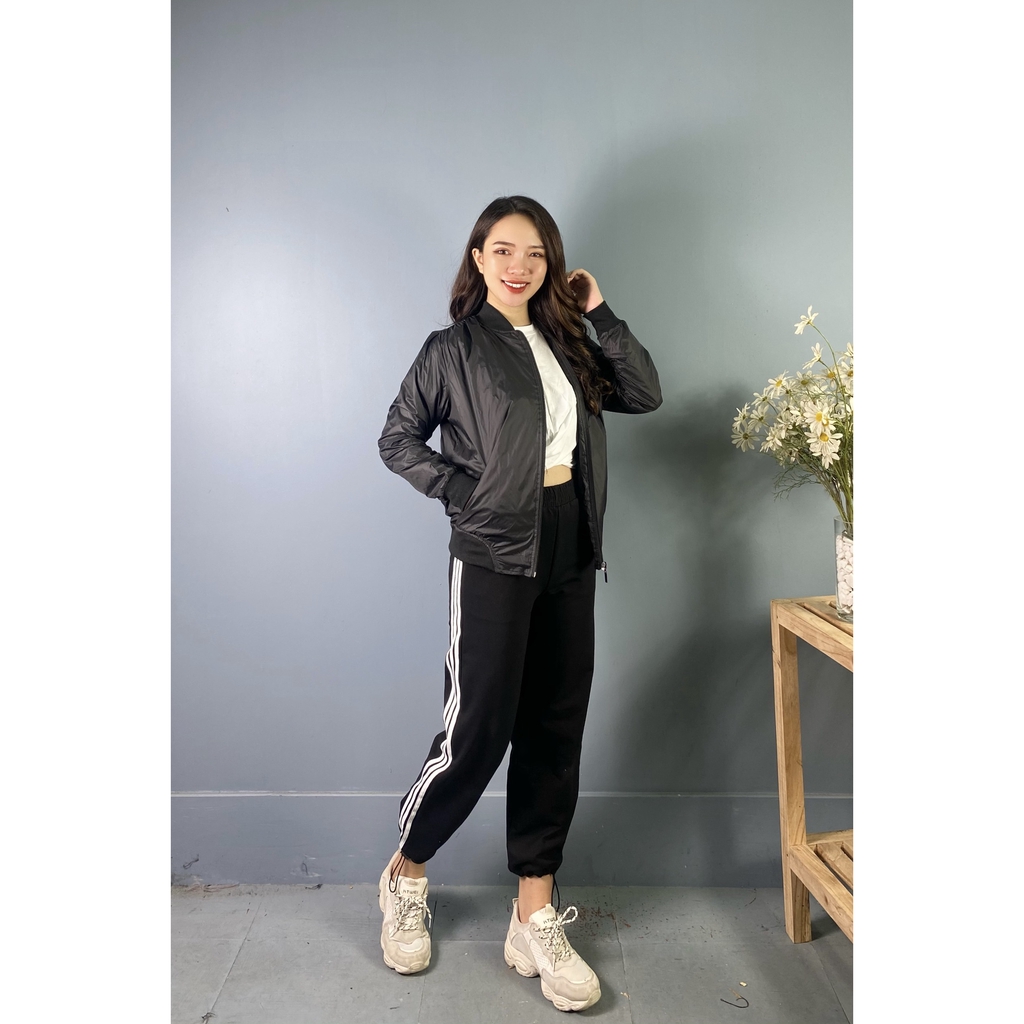 XẢ KHO - ÁO GIÓ BOMBER NỮ 2 LỚP