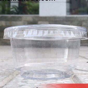 Set 10 ly nhựa nắp pet 200mL