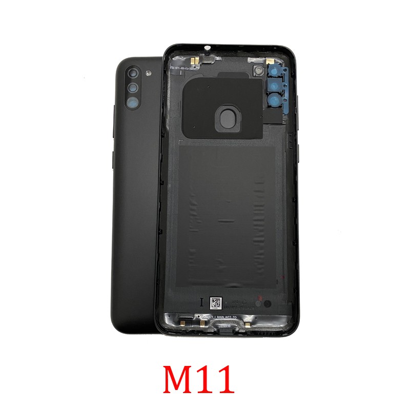 New Back Cover Case For Samsung Galaxy M11 M115f M115 Original Phone Housing Chassis Frame Rear Panel With Camera Lens P