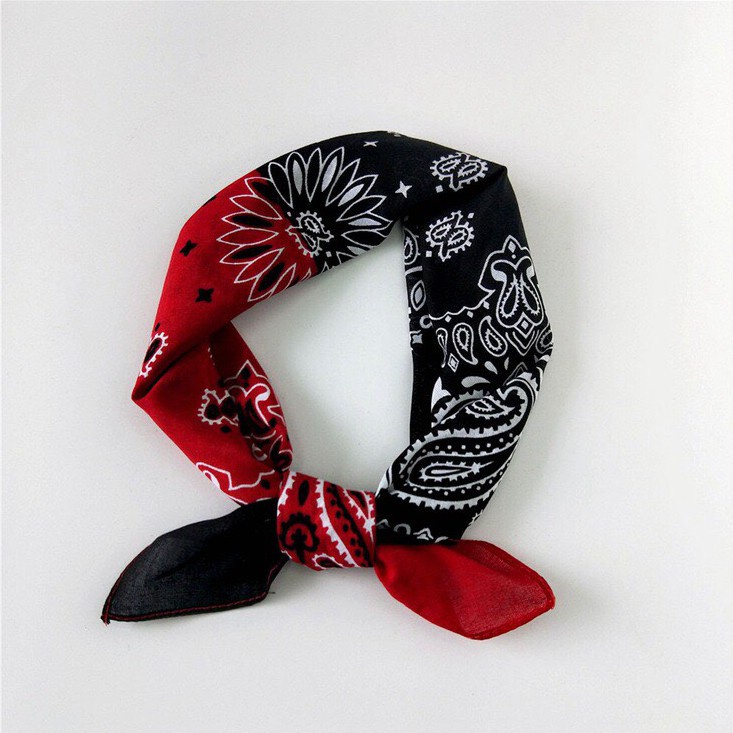 Khăn bandana 2 màu khăn hiphop cá tính