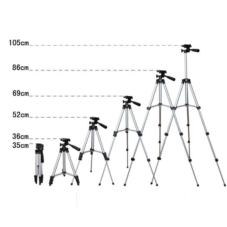 Gậy 3 chân chụp ảnh Tripod 3110 105cm -chụp hình- live stream