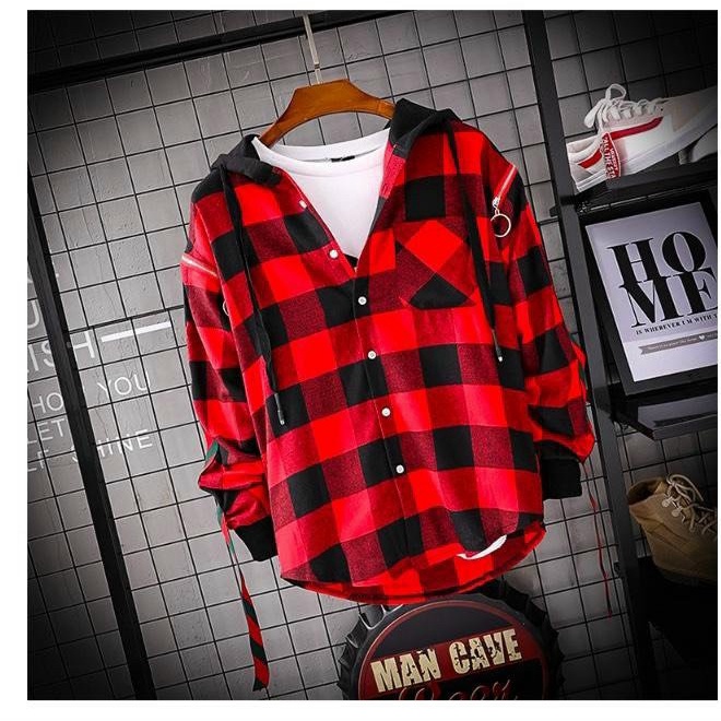 Áo sơ mi kẻ sọc karo flanner unisex tay dài chất vải Kate Nỉ dày đẹp chống nắng tốt SMF02