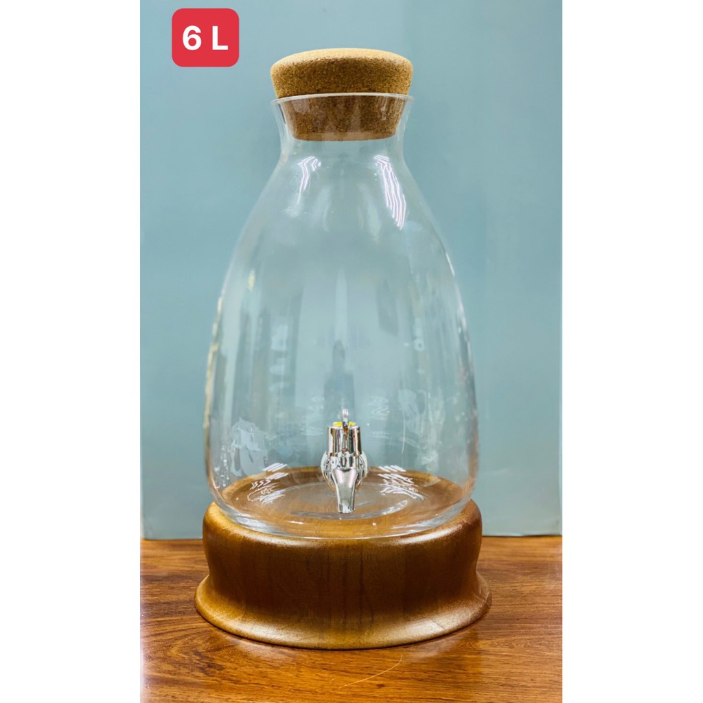 Bình Thủy Tinh Tròn Ngâm Ruou , Ngâm Sâm , Trái Cây , Đựng nước,...