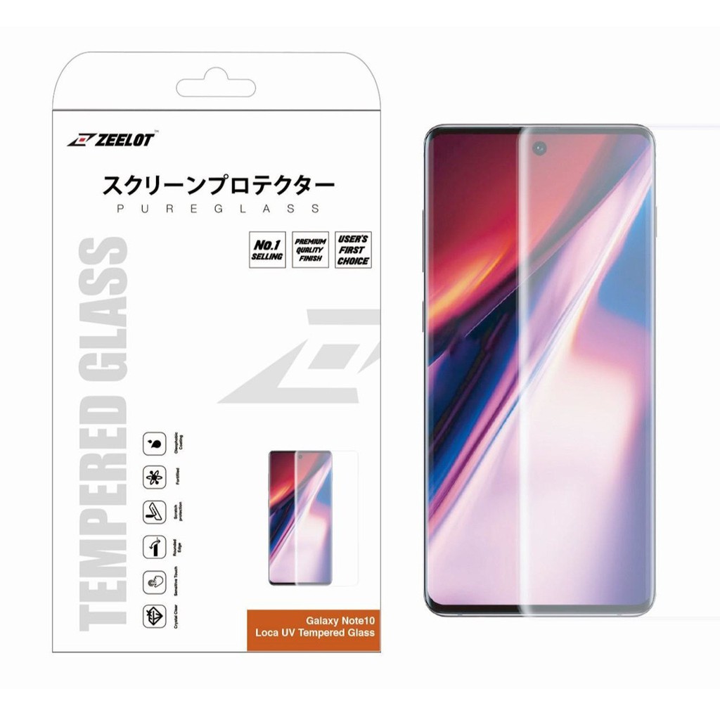 Kính cường lực UV Zeelot Samsung Note 10 Plus/Note 20 Ultra - Hàng Chính Hãng