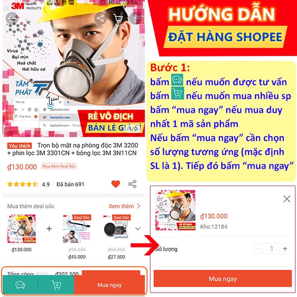 [LẺ] 1 cái Khẩu trang 3M 9332+ đạt chuẩn khẩu trang FFP3 khẩu trang N99