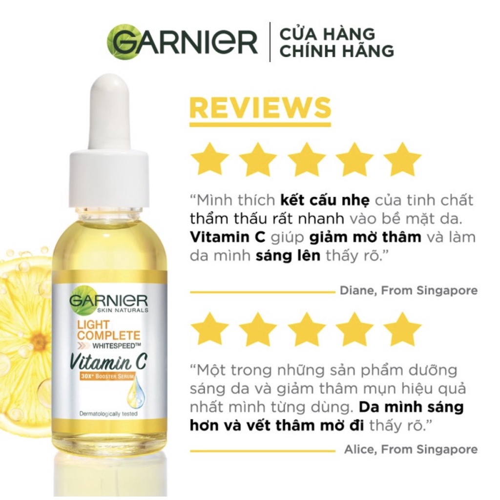 Tinh chất tăng cường sáng da mờ thâm Garnier 30ml | BigBuy360 - bigbuy360.vn