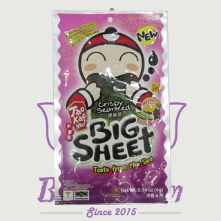 Rong biển giòn Big Sheet vị nước sốt Nhật 4g