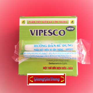 Thuốc Diệt Kiến Gián Dạng Viên Phấn - Hộp Lớn 20 Viên Hàng Chính Hãng Vipesco