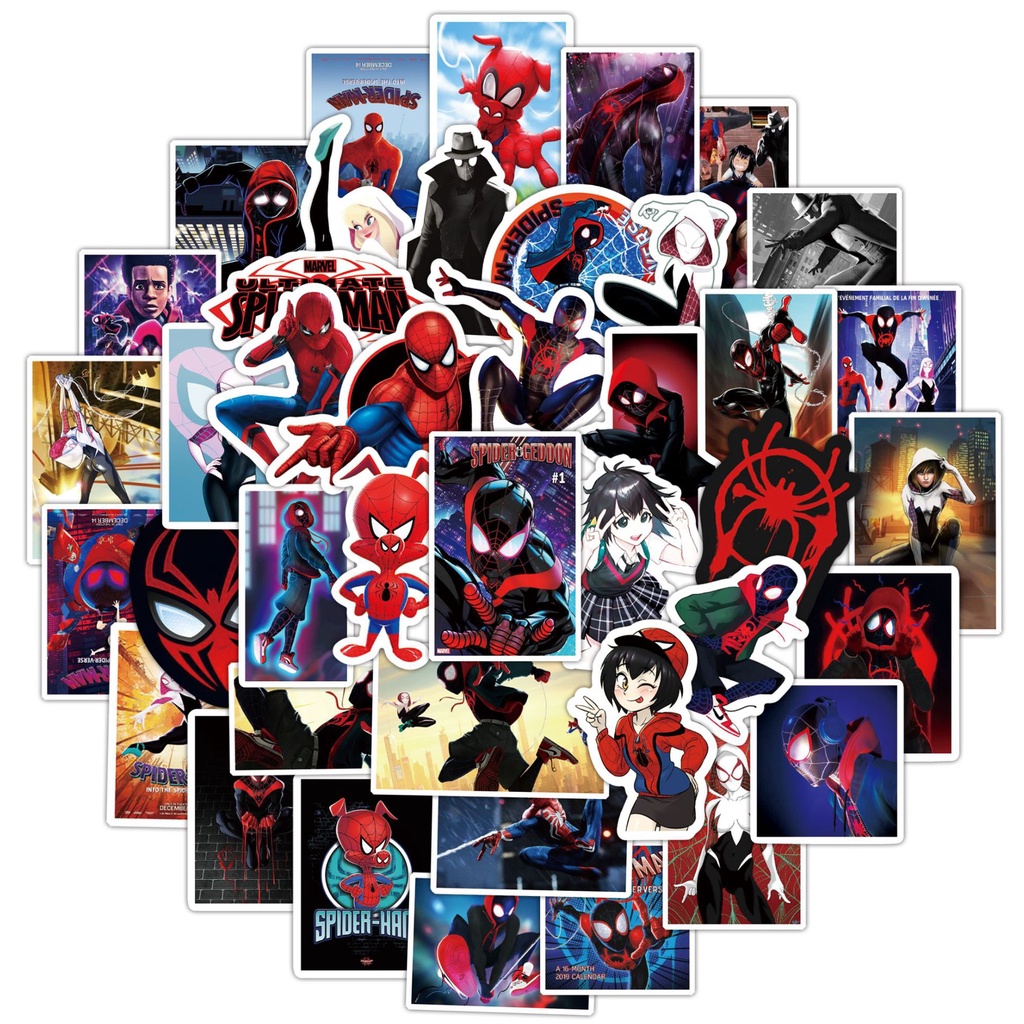 Bộ 100/95/50/30 Miếng Dán Marvel The Avengers Trang Trí