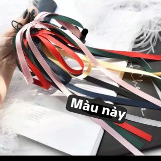 1m Dây RUY BĂNG lụa bản 7mm