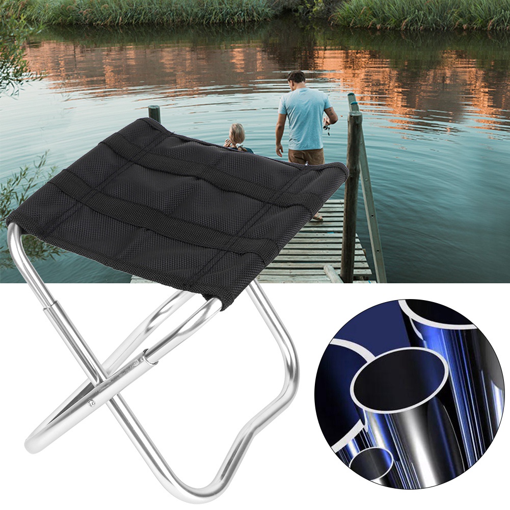 [Hàng HOT] Ghế Xếp  Gấp Gọn Mini hợp kim nhôm ngoài trời để câu cá Cắm trại dã ngoại【Southdakota051】