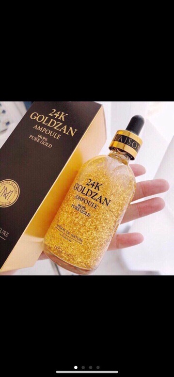 Tinh Chất Dưỡng Tái Tại Da Vàng 24k Goldzan Collagen Ampoule