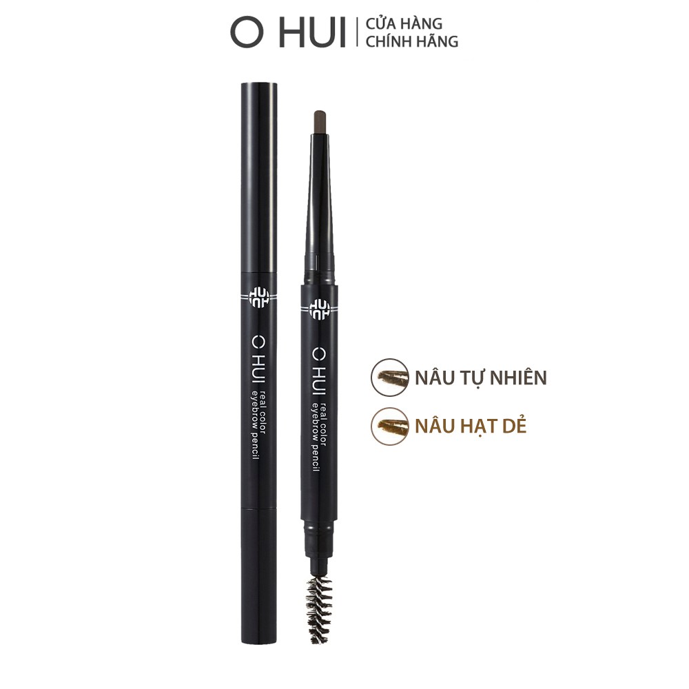 [Mã FMCGM50 - 8% đơn 250K] Chì kẻ chân mày OHUI Real Color Eyebrow Pencil 5g