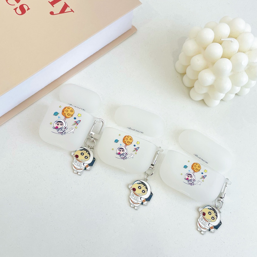 Vỏ Bảo Vệ Hộp Sạc Tai Nghe AirPods3 AirPods3 Họa Tiết Cậu Bé Bút Chì / Cậu Bé Bút Chì 2021 Mới Tiện Dụng Ốp