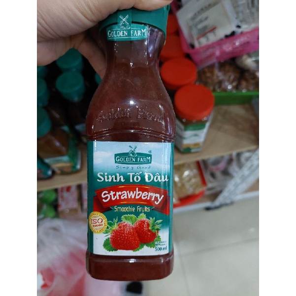 Sinh tố  GoldenFarm 500ml, nguyên chai