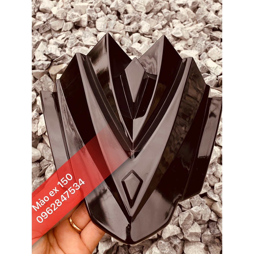 Ốp đầu Exciter 150 đời 2019 mẩu kim cương Racing Star