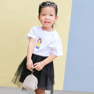 Chân váy thu đông cho bé gái 1- 6 tuổi màu xám, chân váy trẻ em ngắn xếp ly KYNKIDS CVX 01