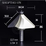 Mũi phay vát gỗ 45 độ ARDEN 0209