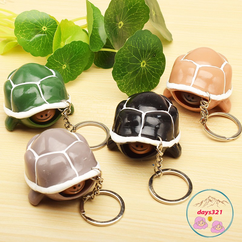 Móc khóa Rùa Thụt Đầu Thụt Cổ Squishy Mochi mềm mịn dễ thương chân thực giảm stress co dãn đàn hồi ngộ M29
