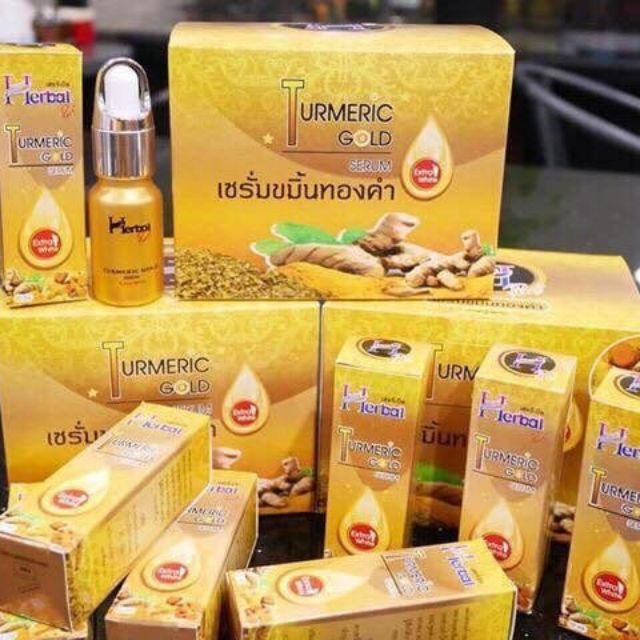 Serum NGHỆ HERBAL TURMERIC GOLD THÁI LAN