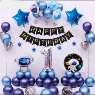 Sét trang trí sinh nhật đơn giản tại nhà cho bé trai