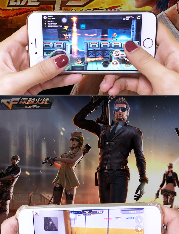 Tay Cầm Chơi Game Có Nút Hít Mạnh Hỗ Trợ Cho Ios Android Huawei Apple Samsung Vivo Oppo Xiaomi Redmi Note Honor Iphone