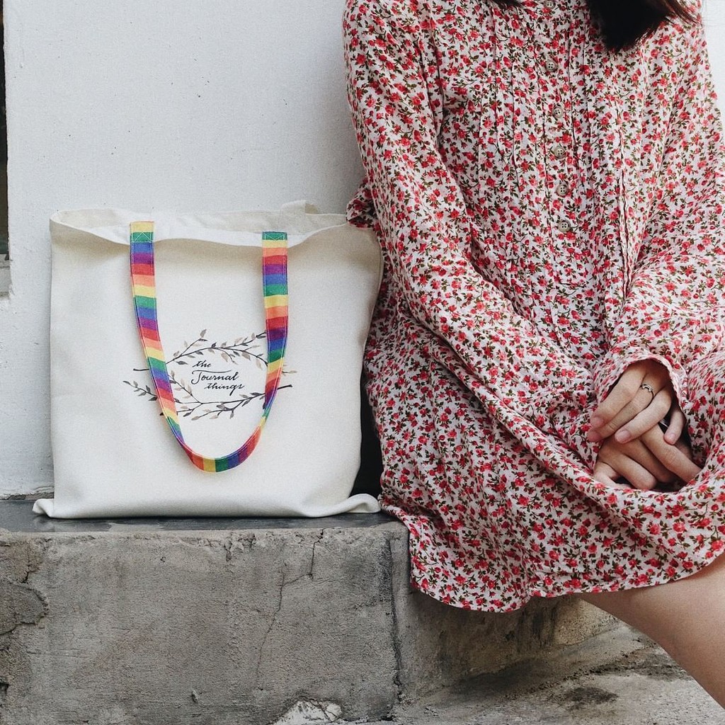 Túi Tote Vải Canvas The Journal Things - Love is Love