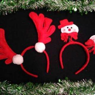 Cài tóc noel cho bé gái