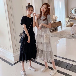 Váy tầng cách điệu mã 013