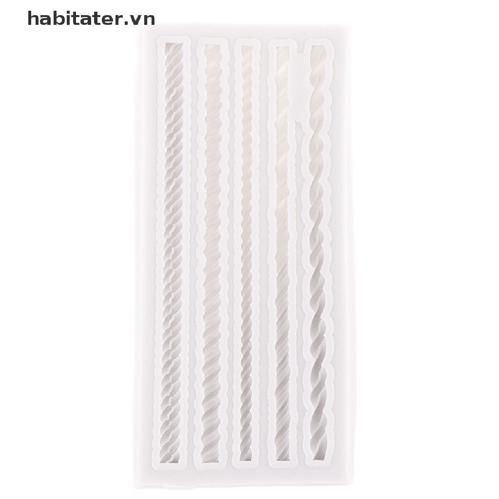 Khuôn Silicone Làm Bánh &amp; Socola Hình Dây Thừng