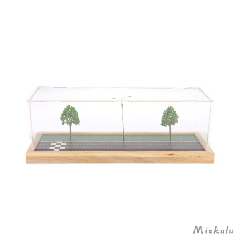 Set 12 Hộp Nhựa Acrylic Trong Suốt Trưng Bày Mô Hình Xe Hơi Tỉ Lệ 1: 64