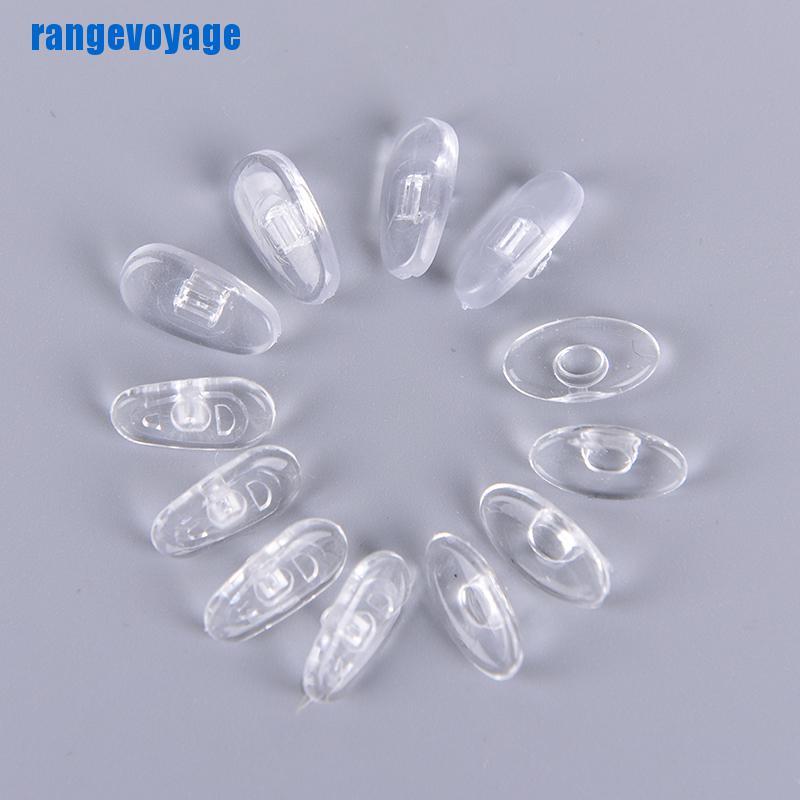 (Hàng Mới Về) Set 5 Cặp Đệm Mũi Bằng Silicone Có Ngăn Khí Cho Mắt Kính /