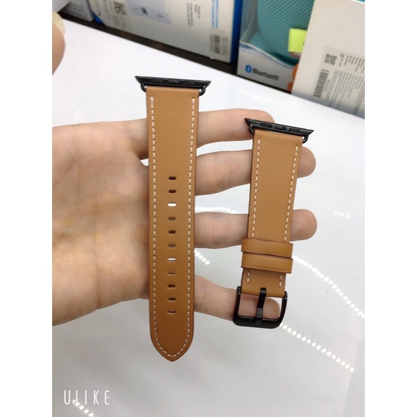 Dây Da đồng hồ thông minh AP Watch Series 1/2/3/4/5/6/7/SE Size S, L