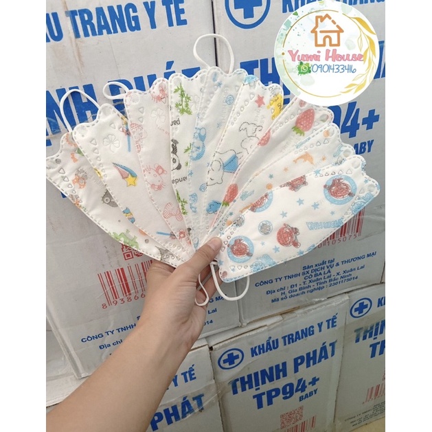 ( SALE)Túi 10 cái Khẩu Trang KF94 4D Trẻ Em Chính Hãng Thịnh Phát, được chọn mẫu | BigBuy360 - bigbuy360.vn