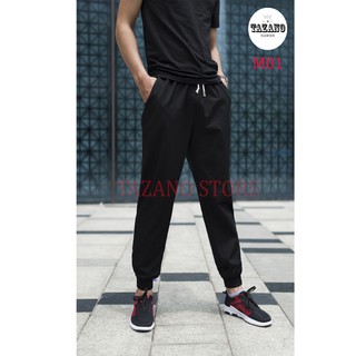 Quần Jogger Kaki Nam Co Giãn 4D Hàng Xuất Khẩu (Màu Đen)