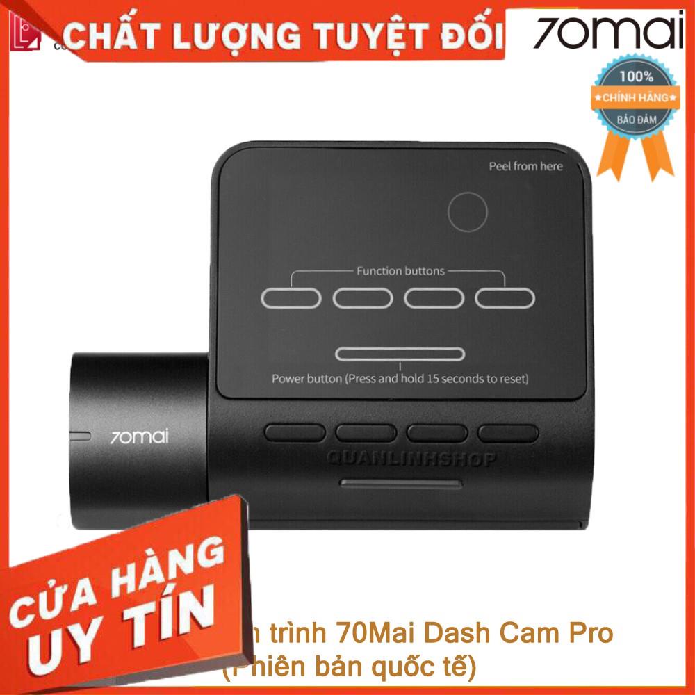 (giá khai trương) Camera hành trình 70mai Dash Camera Pro - phiên bản Quốc tế kèm modul GPS + thẻ nhớ